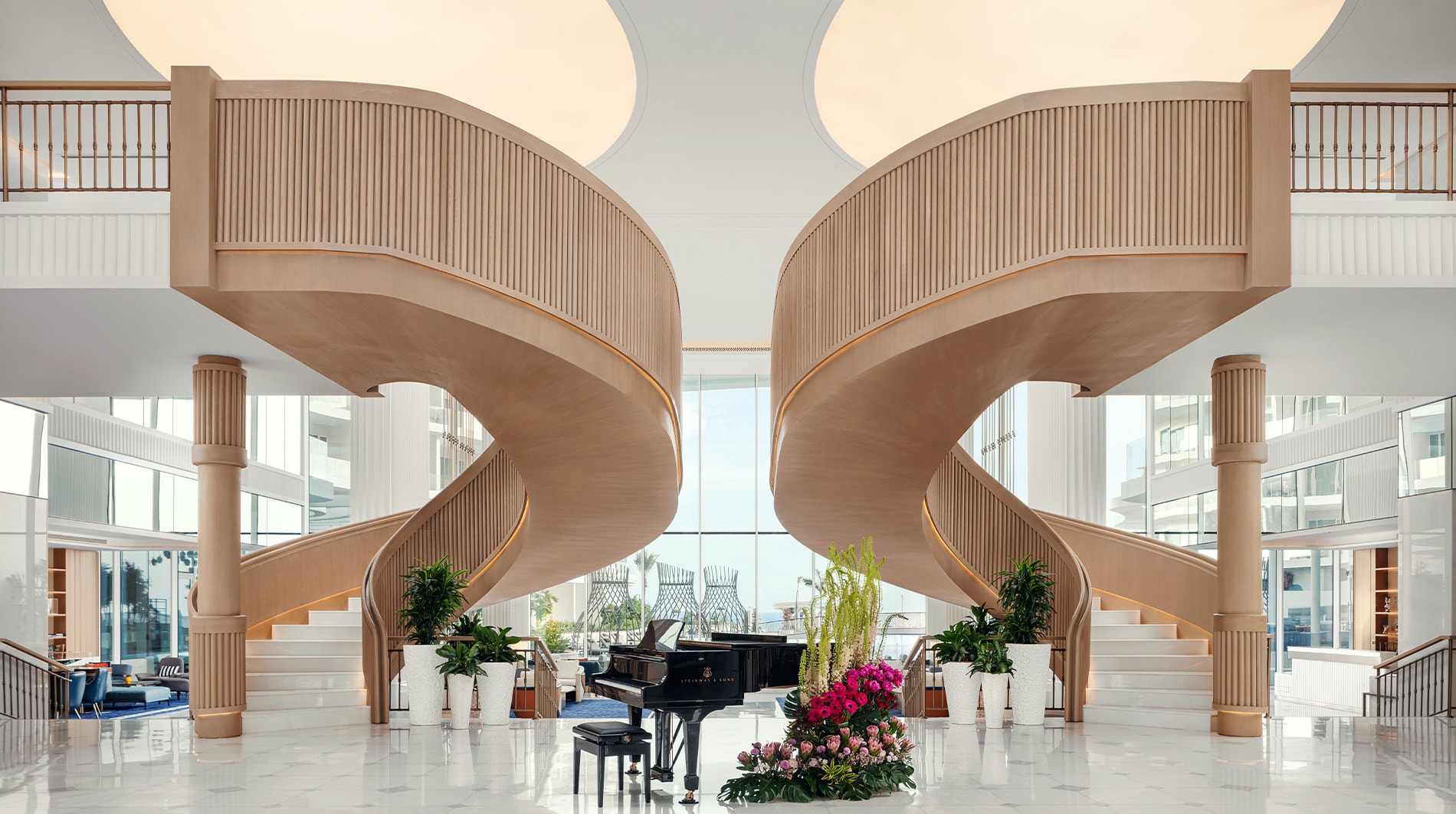 St Regis Al Mouj Muscat resort lobby