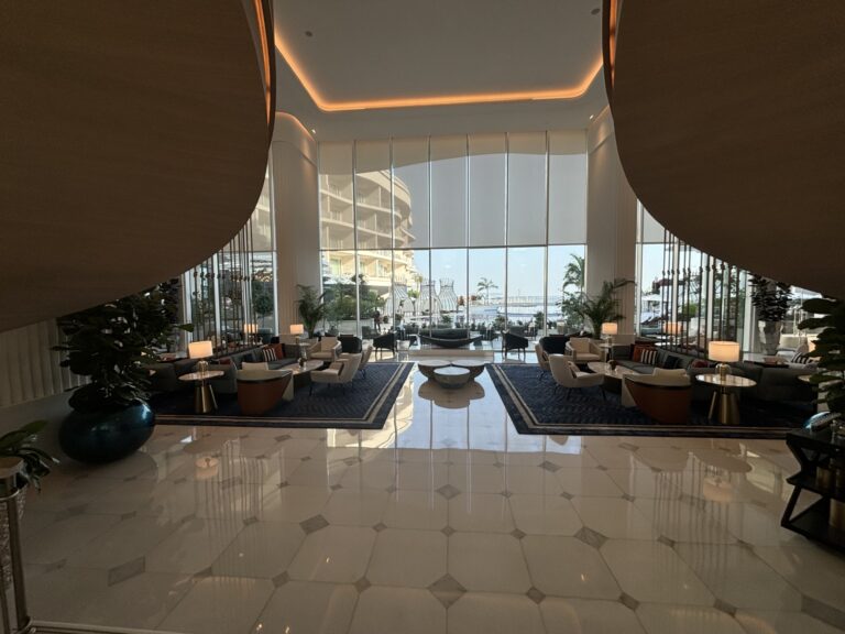 St Regis marble installation