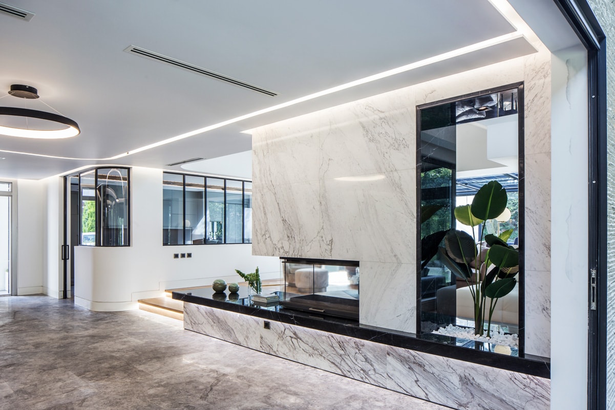 Calacatta marble design