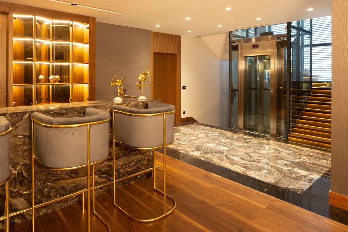 Elegant villa interior